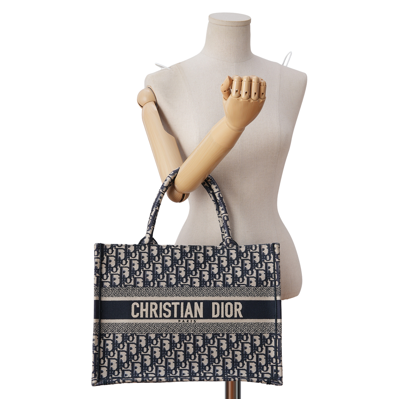 CHRISTIAN DIOR(USED)디올 오블리크 북토트 미듐